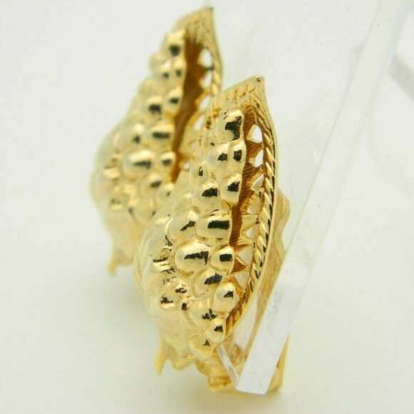 Pcraft Repousse Grape Accented Gold Tone - Picture 3 of 4